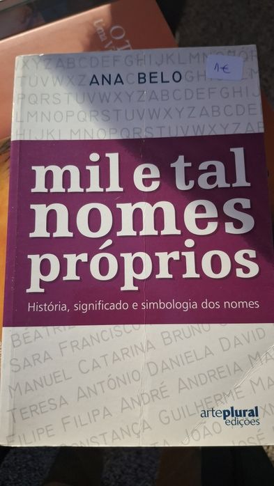 Livros de vários temas e autores - apenas 1 €.