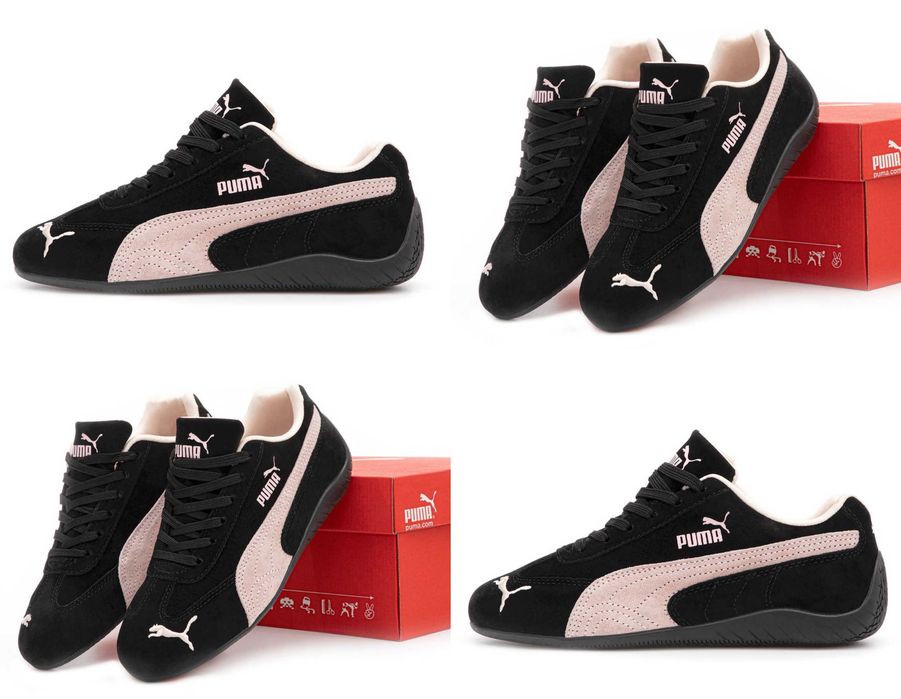Женские кроссовки Puma Speedcat OG Black Pink 36-41 Хит Сезона! Топ