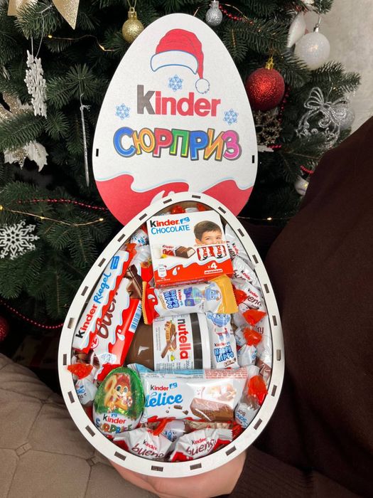 Подарунковий бокс Кіндер подарунок на 14 лютого 8 березня