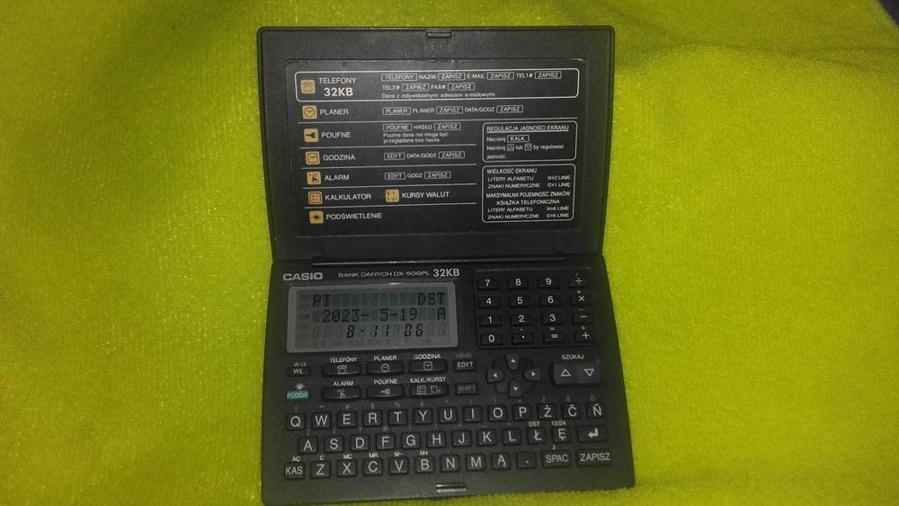 Casio Dx-500pl bank danych .