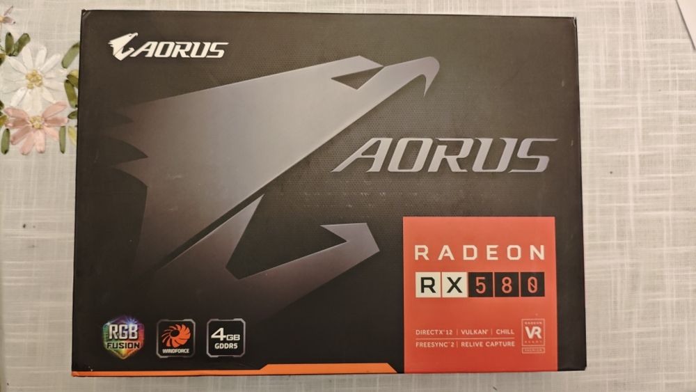 Gigabyte Aorus rx580 4gb