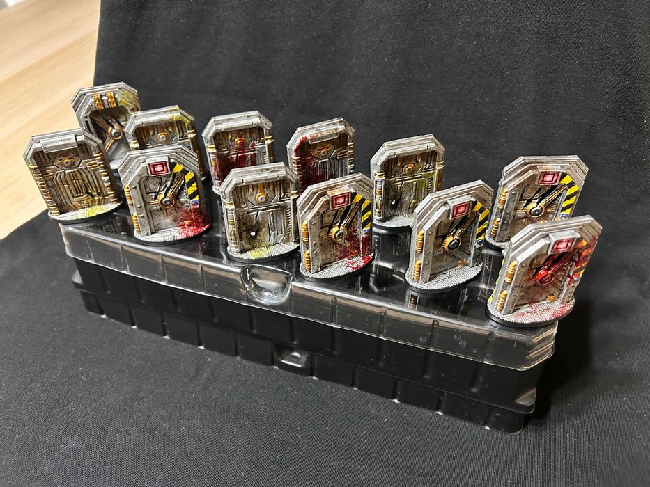 Nemesis Oryginał Drzwi z Terrain Pack | 12 sztuk | POMALOWANE + insert