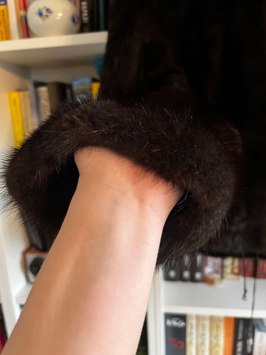 R&J Luxury luksusowa kurtka futro z kapturem z norek M/L nowa 2000Euro