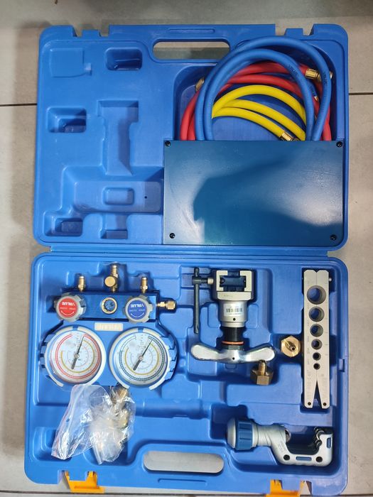 Zestaw narzędzi + zawory/redukcje do klimatyzacji VALUE VTB-5B-II