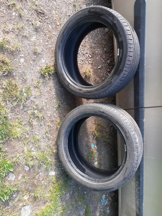 2 opony 225/45 r17 barum ładny stan