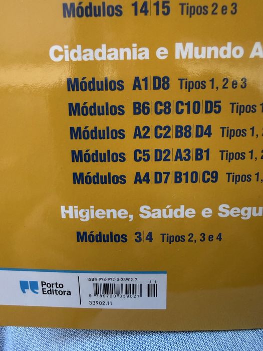 Conjunto de livros de Curso de Educação e Formação