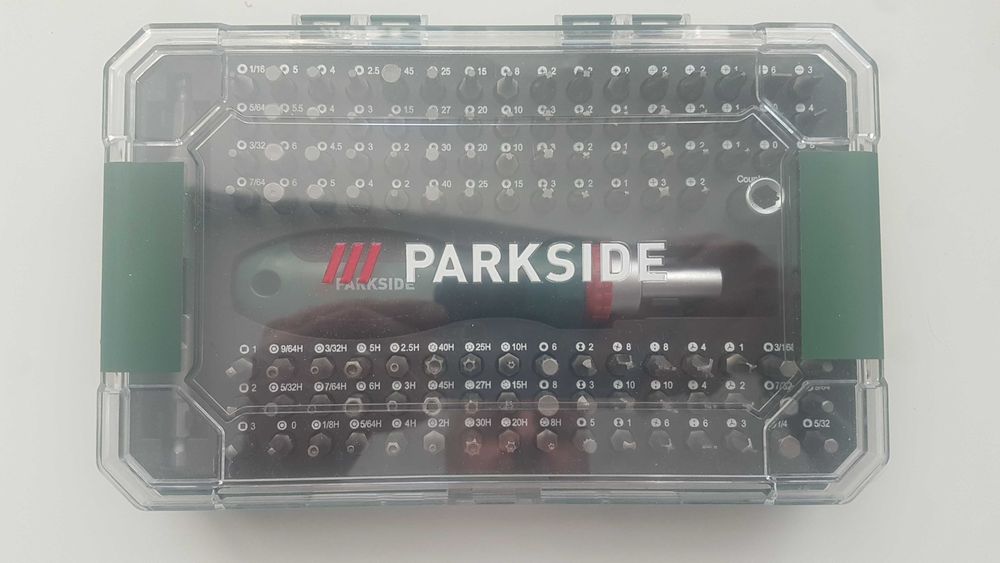 do kolekcji- zestaw bitów do wkrętaka z grzechotką - PARKSIDE - 115szt