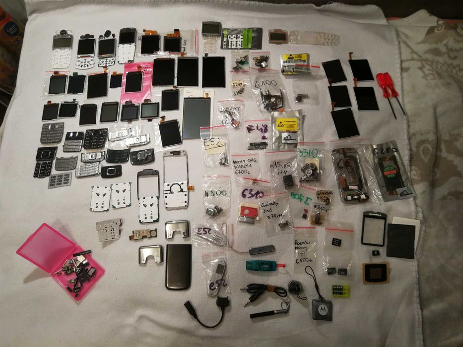 Pakiet części do telefonów komórkowych Wyświetlacze itp Nokia