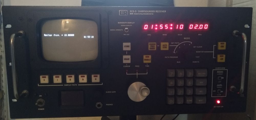 Receptor/Analisador Chirp Sounder BR RCS-5