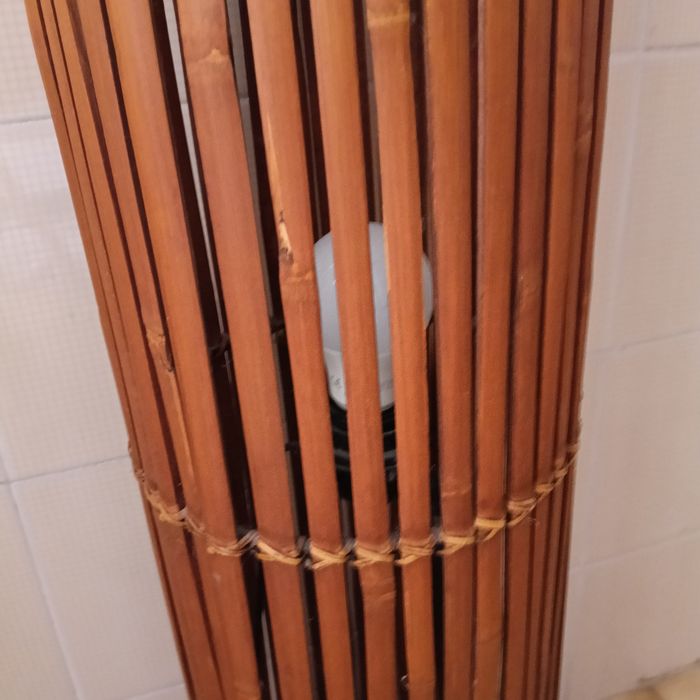 Candeeiro de Pé Vintage IKEA Rotvik (Bambu / Descontinuado)