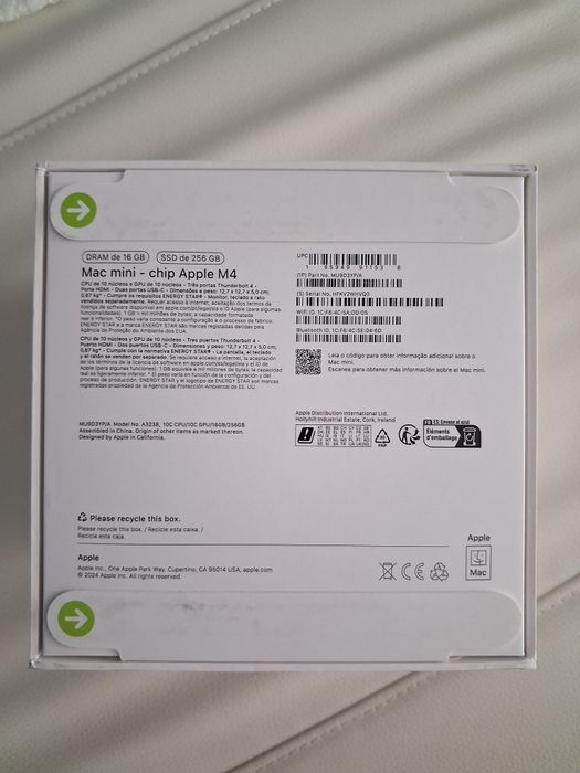 Mac mini M4 novo selado
