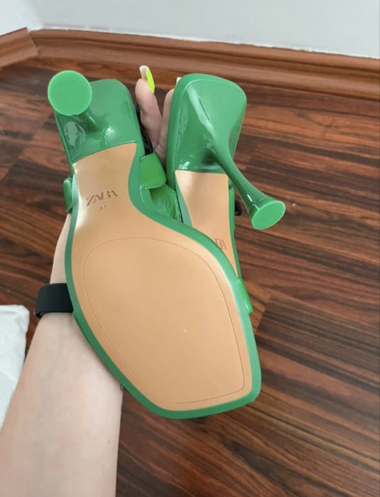 Buty sandaly na obcasie zara 37 nowe