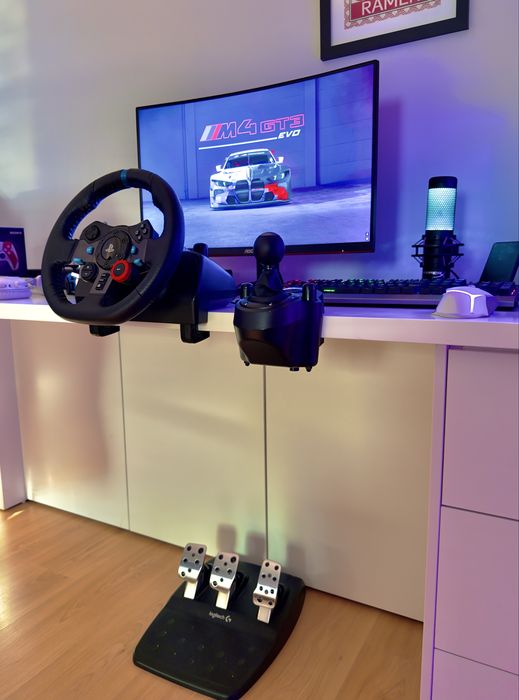 Volante Logitech G29 + Mudanças