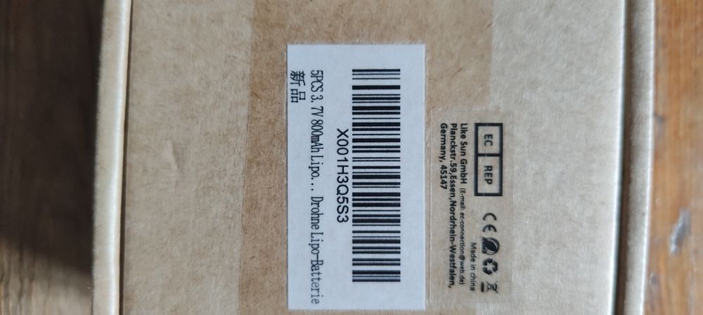 Baterie do drona 3.7V 800 mAh
