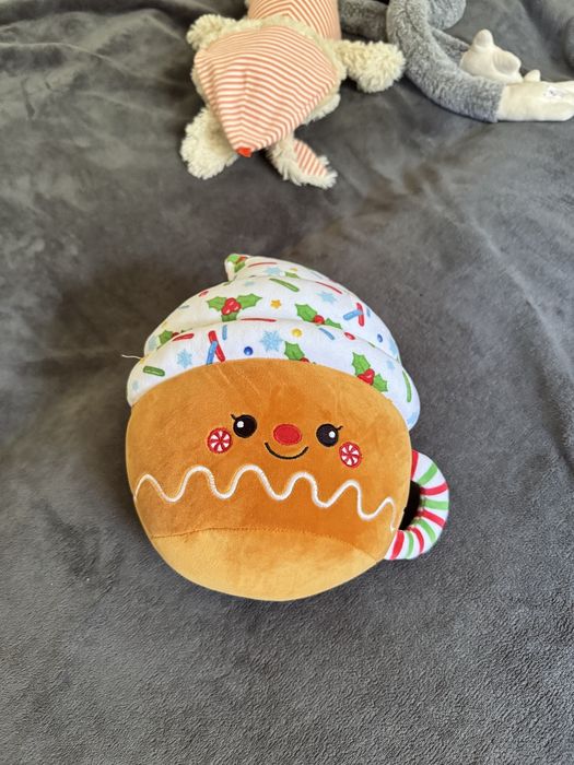 Подушка кекс рождественский кексик как squishmallows
