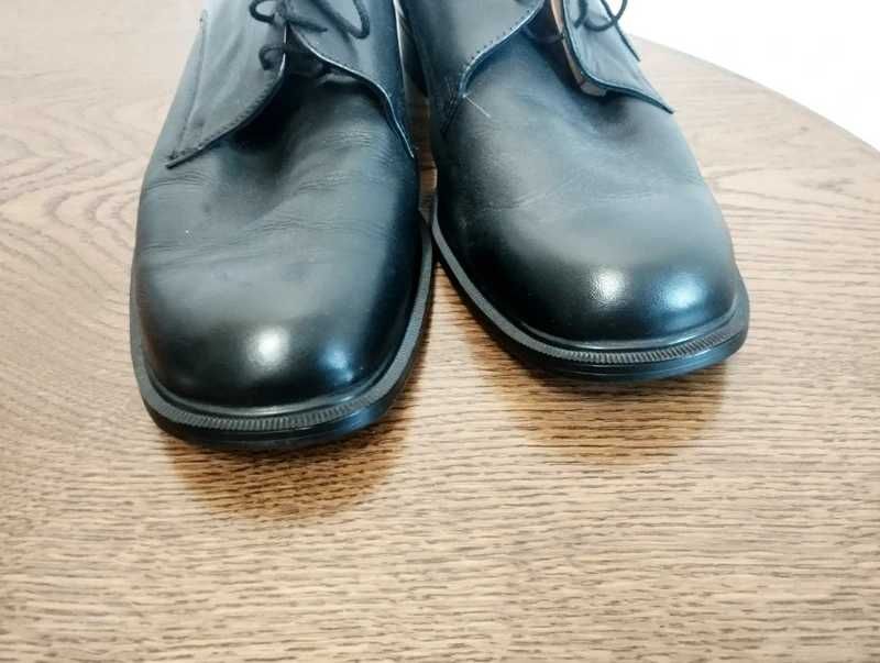 Buty męskie skórzane wizytowe 43