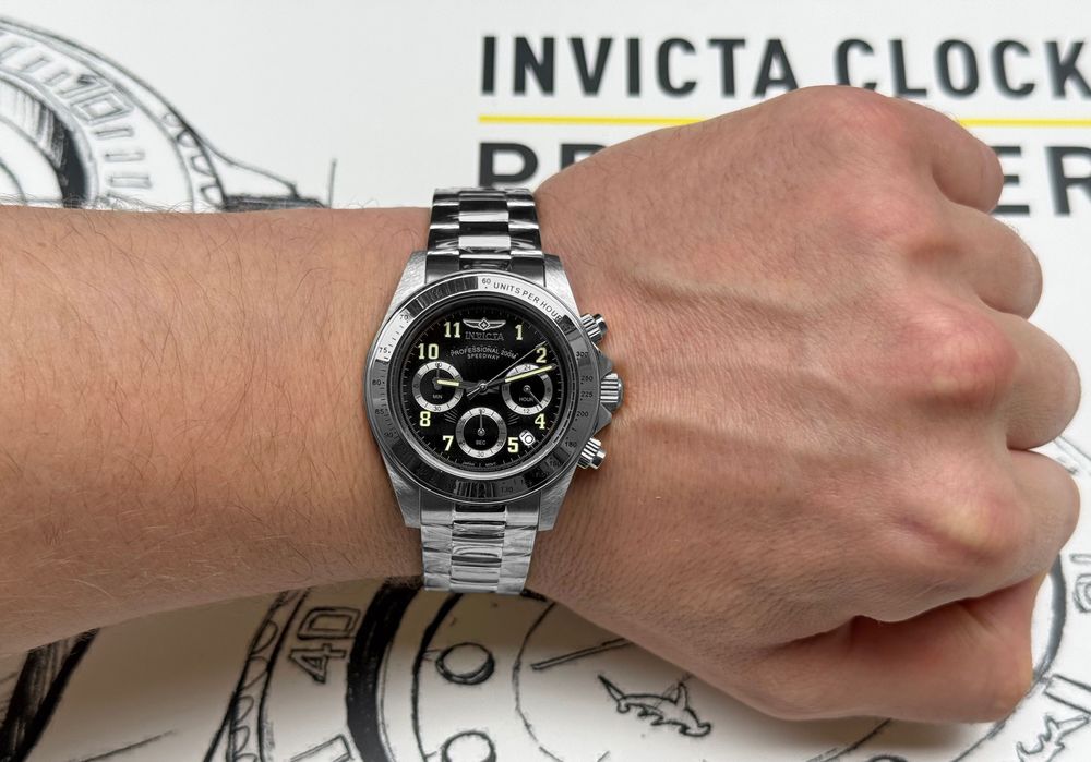 Годинник чоловічий INVICTA SPEEDWAY 17025 Chronograph 40 mm. 200 MT.