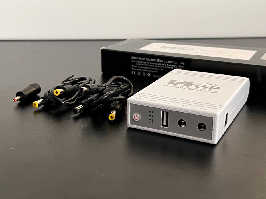 Mini ups ДБЖ для роутера WGP 10400mAh 24w безперебійник для роутера