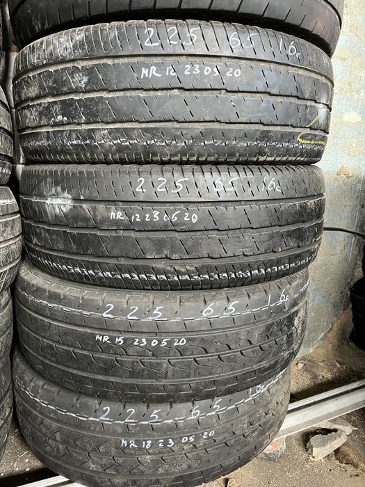 Продам резину 225 65 R 16 с шиномонтаж выкатка правка диска