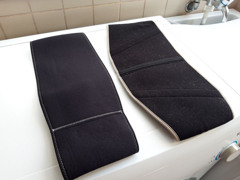 2 cintas lombares para aliviar zona abdominal e lombar