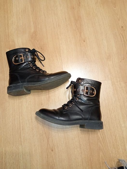 Botki 36 kozaczki jesienne czarne