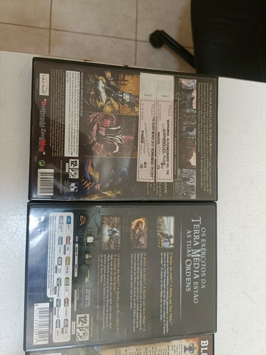 Lote 4 jogos dvd para computador