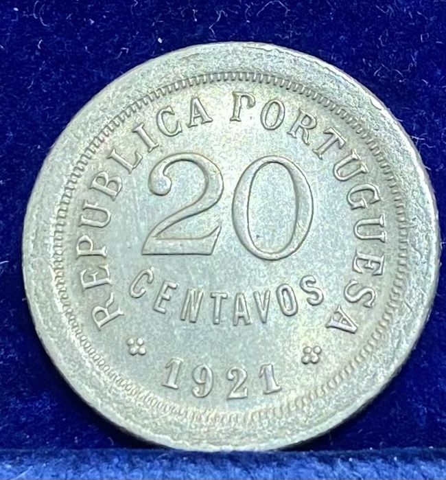 Moeda  843 - 20 Centavos 1921