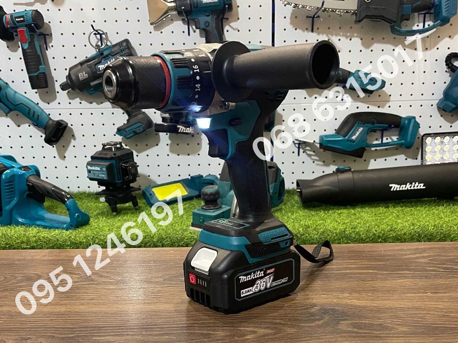 Ударный Шуруповерт аккумуляторный Makita DHP485BL 36V 8Ah шурупокрут
