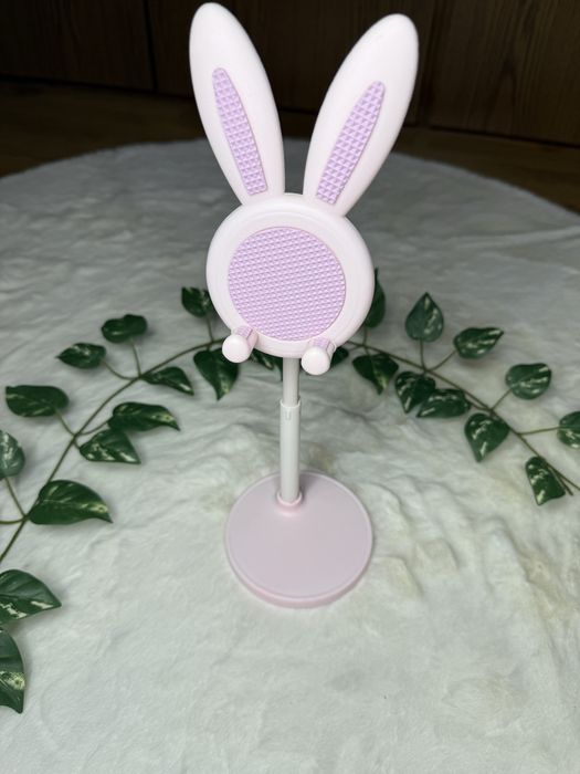 Podstawka pod telefon  stojak na telefon różowy akcesoria do biura