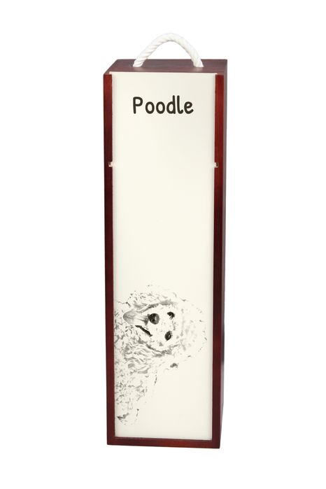 Pudel pudełko na wino z psem Art-Dog