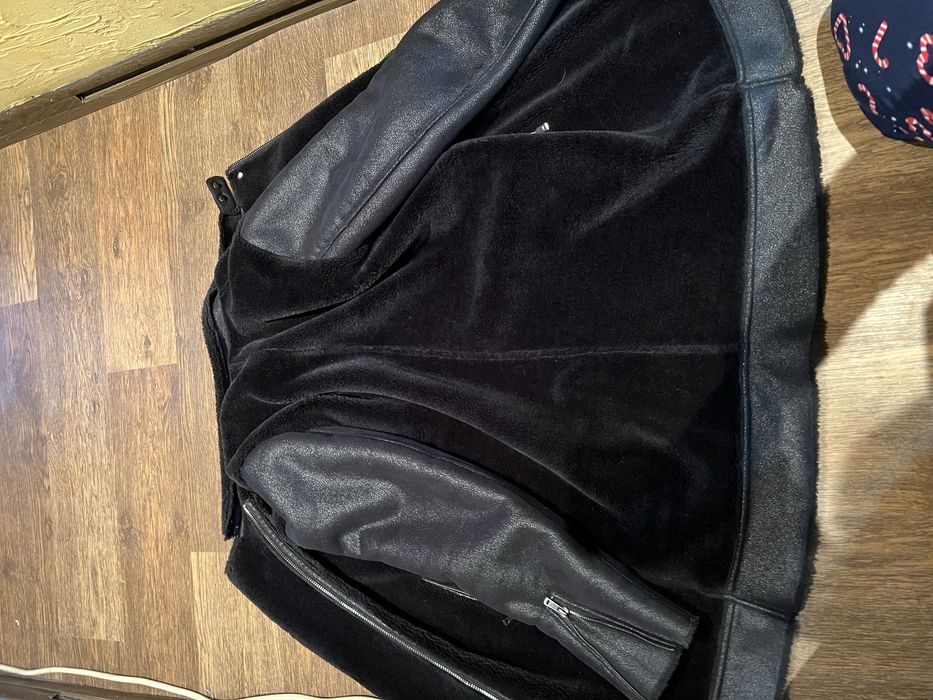 Дублянка подовжена zara дубленка косуха