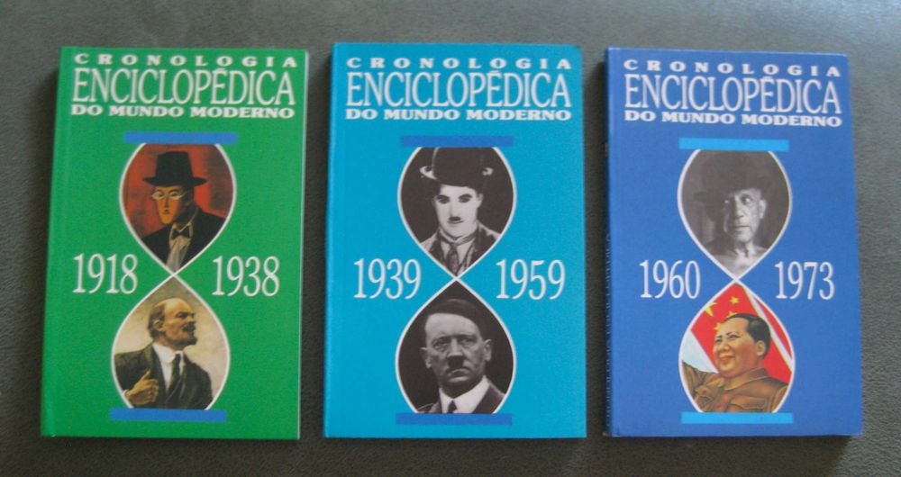 Conjunto de 7 Livros da Cronologia Enciclopédica do Mundo Moderno