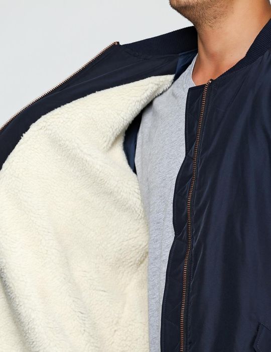 H&M р.50-52 зимняя куртка удлиненная мужская