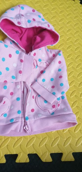 Bluza w grochy na 6-9miesiecy