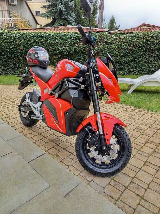 Електробайк PYTHON 2800Wt Права не треба Электро мотоцикл 2800W Black