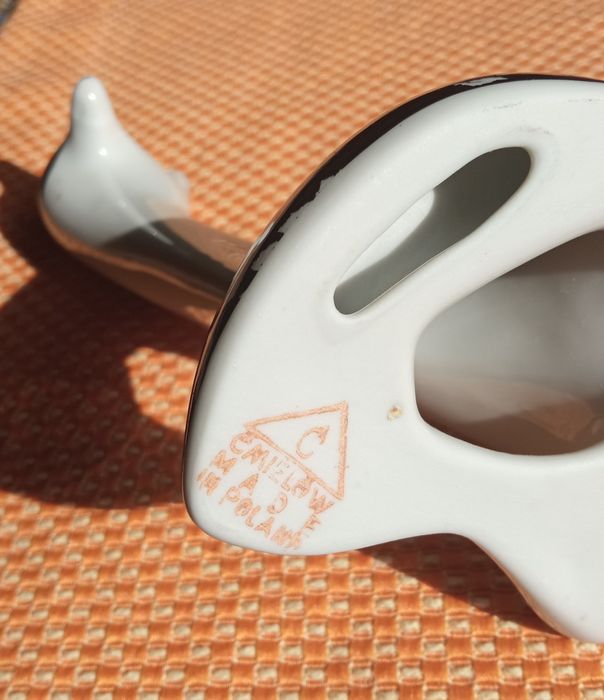 Lis siedzący Naruszewicza - figurka Ćmielów PRL oryginał z lat 50