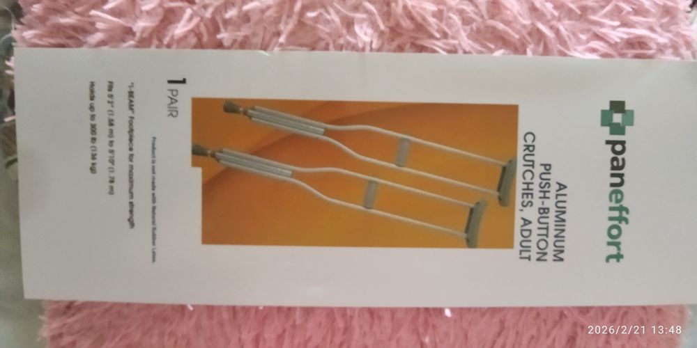 Продам костыли алюминиевые с регулировкой роста