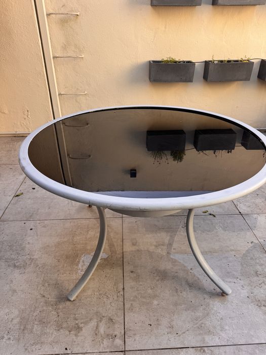 Mesa jardim preta