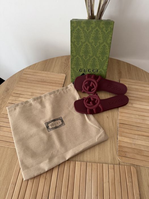Klapki Gucci Sandały GG Interlocking G