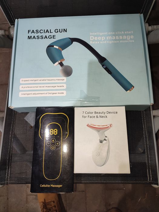 Masażer do ciała twarzy zestaw