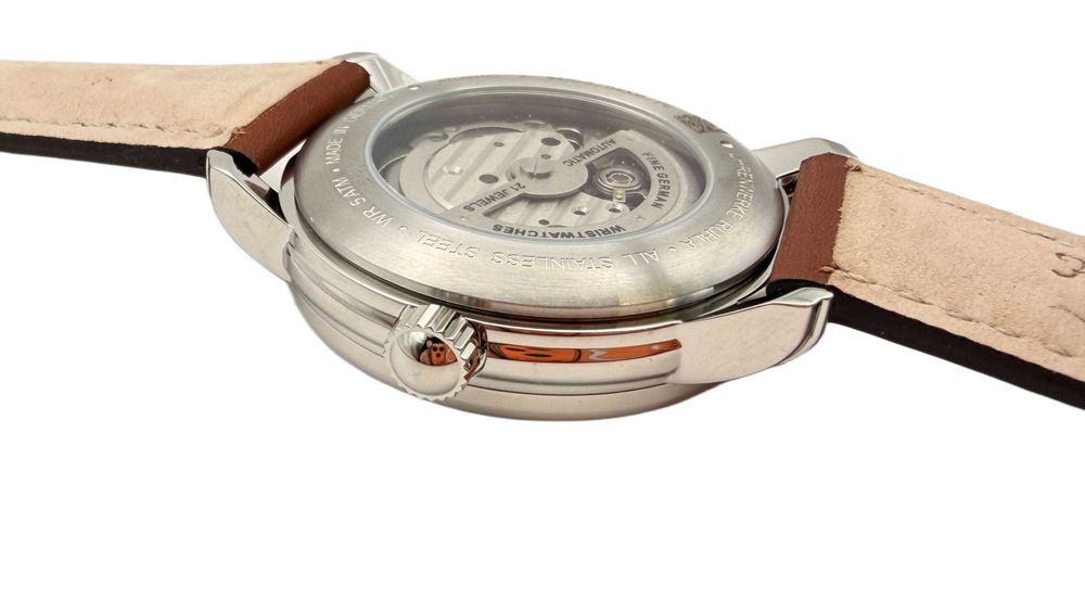 Zegarek Męski Zeppelin Atlantic 8470-5 Automatic Niebieski Powystawowy Idealny
