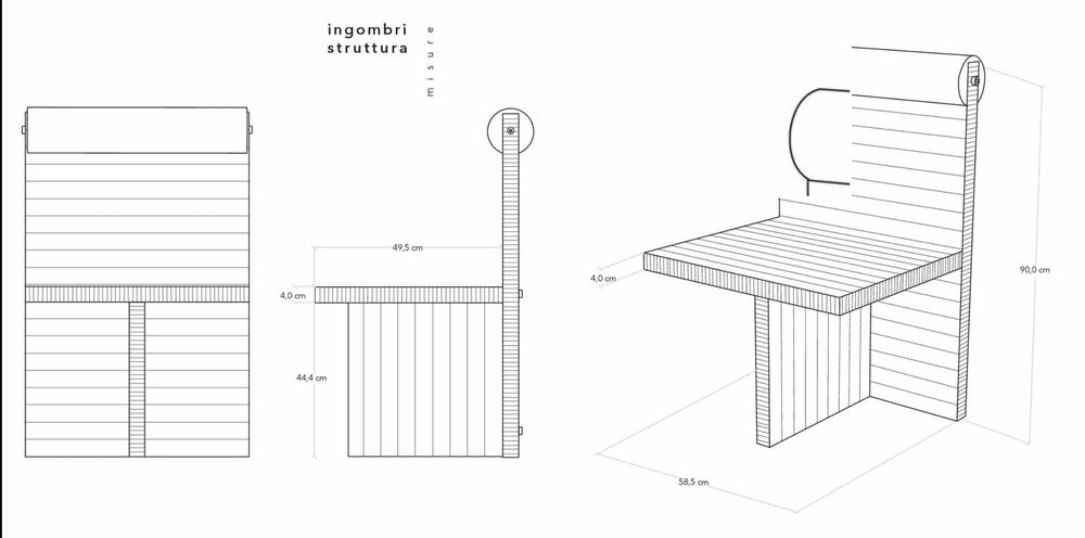 Poltrona - Armchair - Studio Greca - ed. of 25 pcs