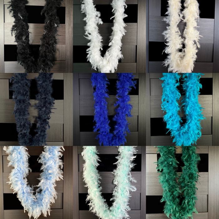 Боа з пірʼя індика. Довжина 1,8 м