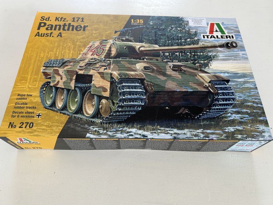 Czołg Panther Ausf.A model do sklejenia Italeri 0270