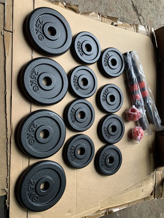 Hantle Nowy zestaw 2x10kg 20kg obciazenie silownia fitness hantelki