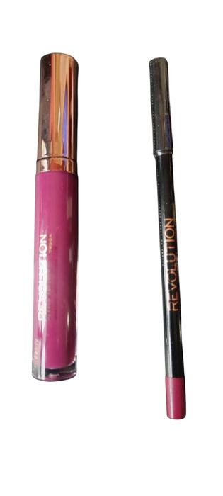 Makeup Revolution Retro Luxe Gloss Lip Kit Błyszczyk plus Kont Integri