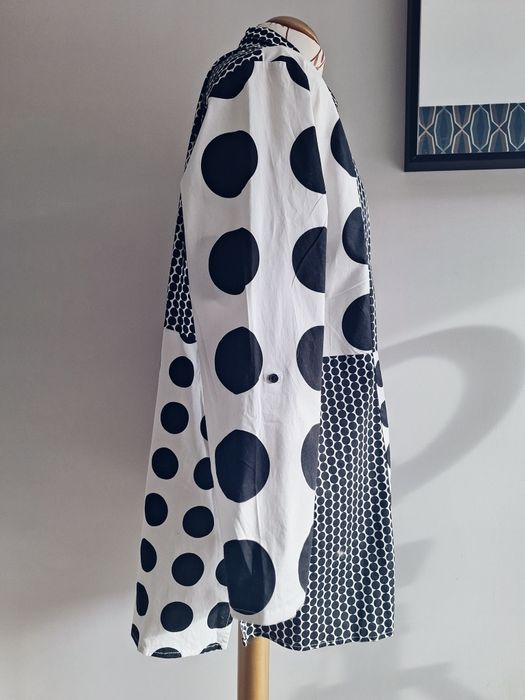 Koszula damska dłuższą w kropki uniwersalna