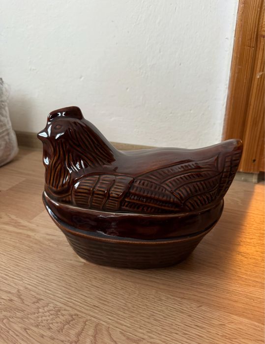 керамiчна гусятниця жаровня