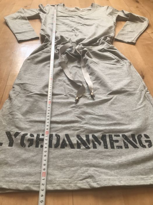 Sukienka dzianinowa szara rozm. L/XL  GIORGIA