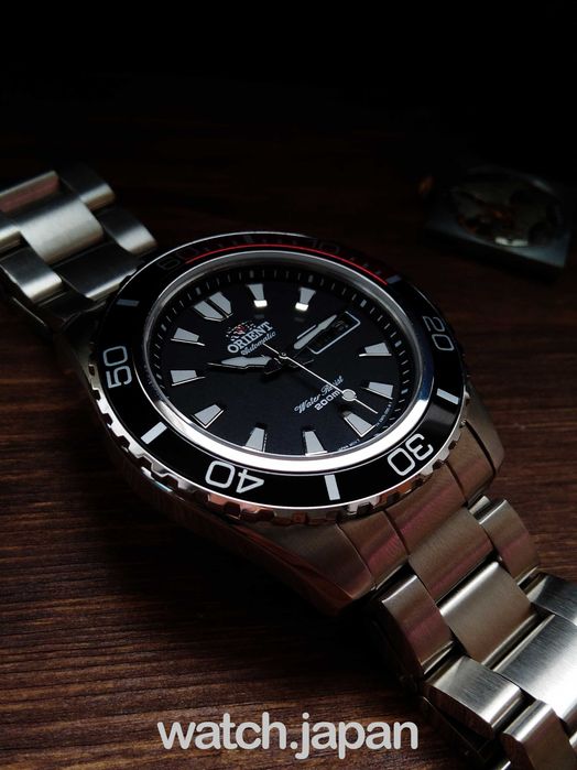 Часы - Годинник дайвер Orient Mako XL Black-Red + Коробочка